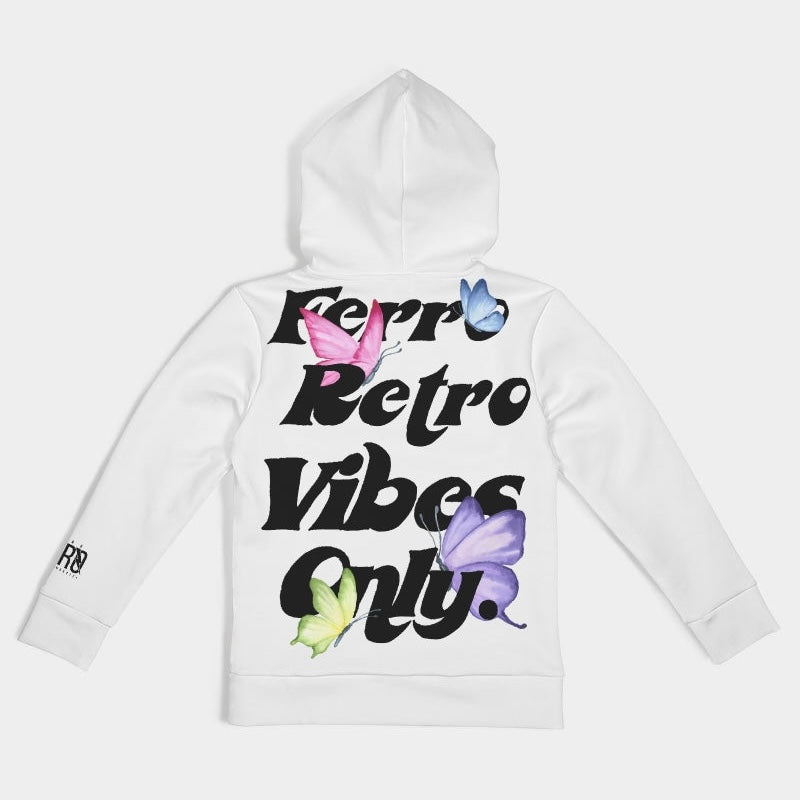 FR Vibes Only - Kids Hoodie White