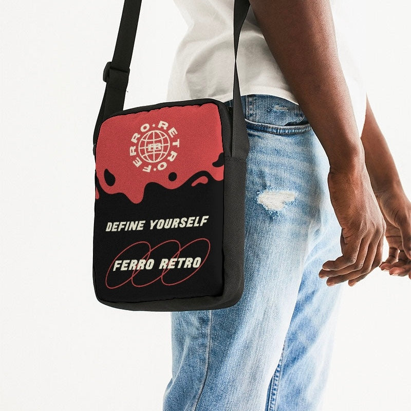 Global FR - Burnt Red/Black Messenger Bag